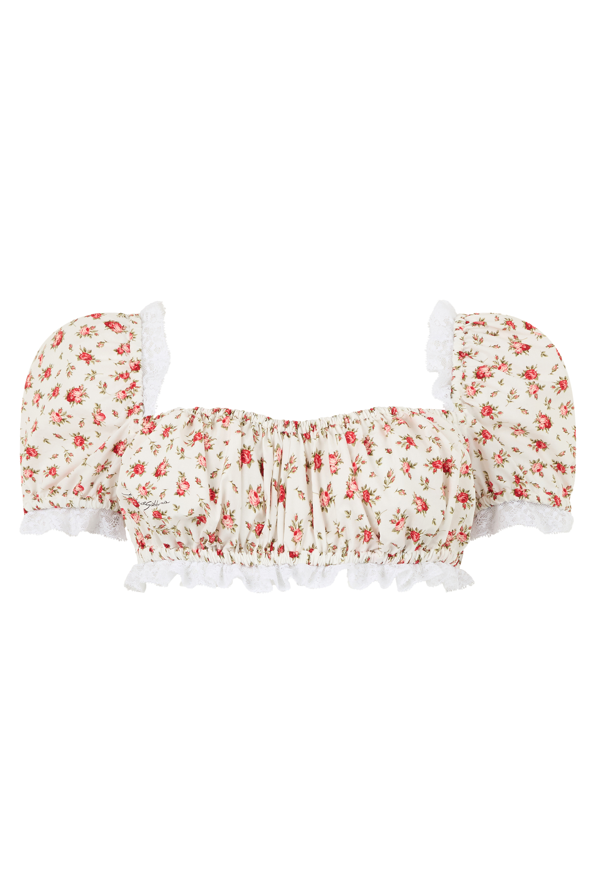 Floral cropped top