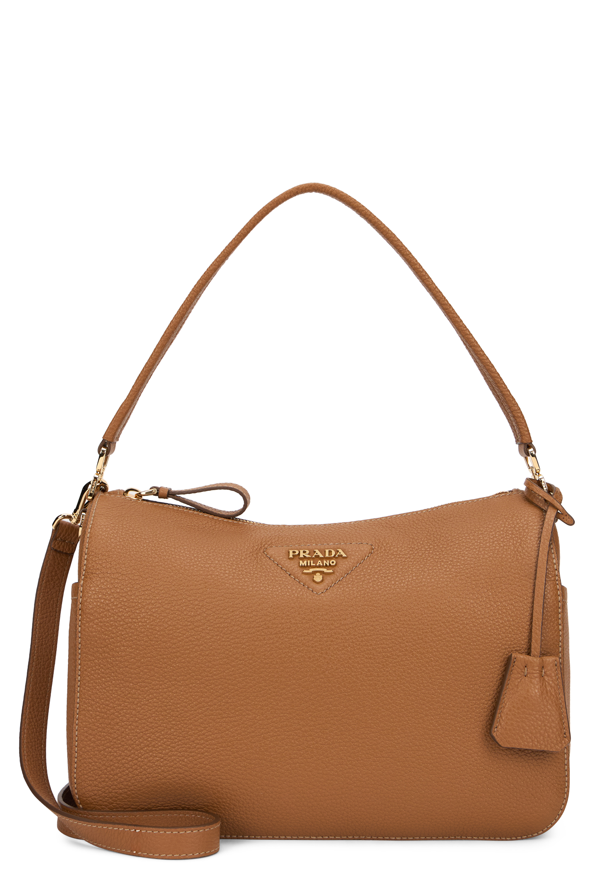 Leather shoulder bag