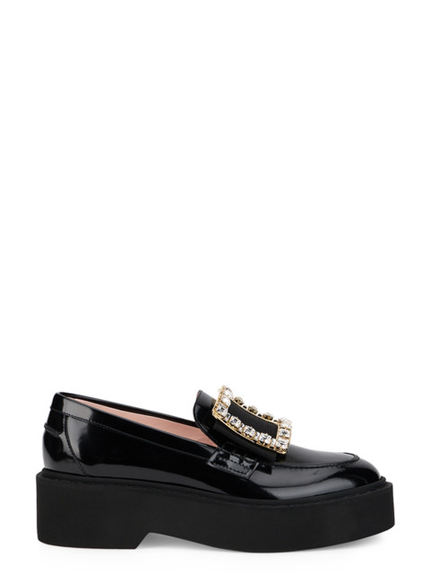 Elegant black shiny shoes with comfort