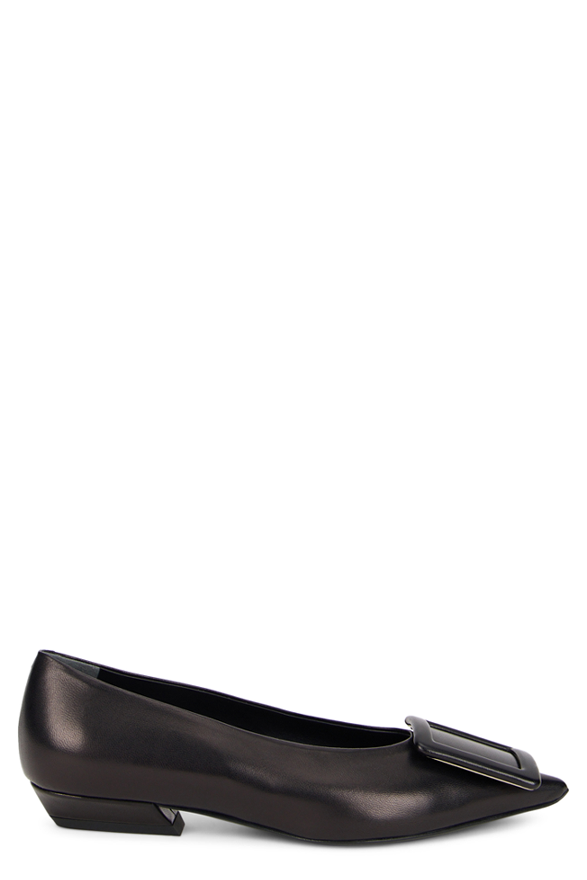 Leather ballet flats