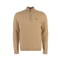 Wool and cachemire turtleneck pullover