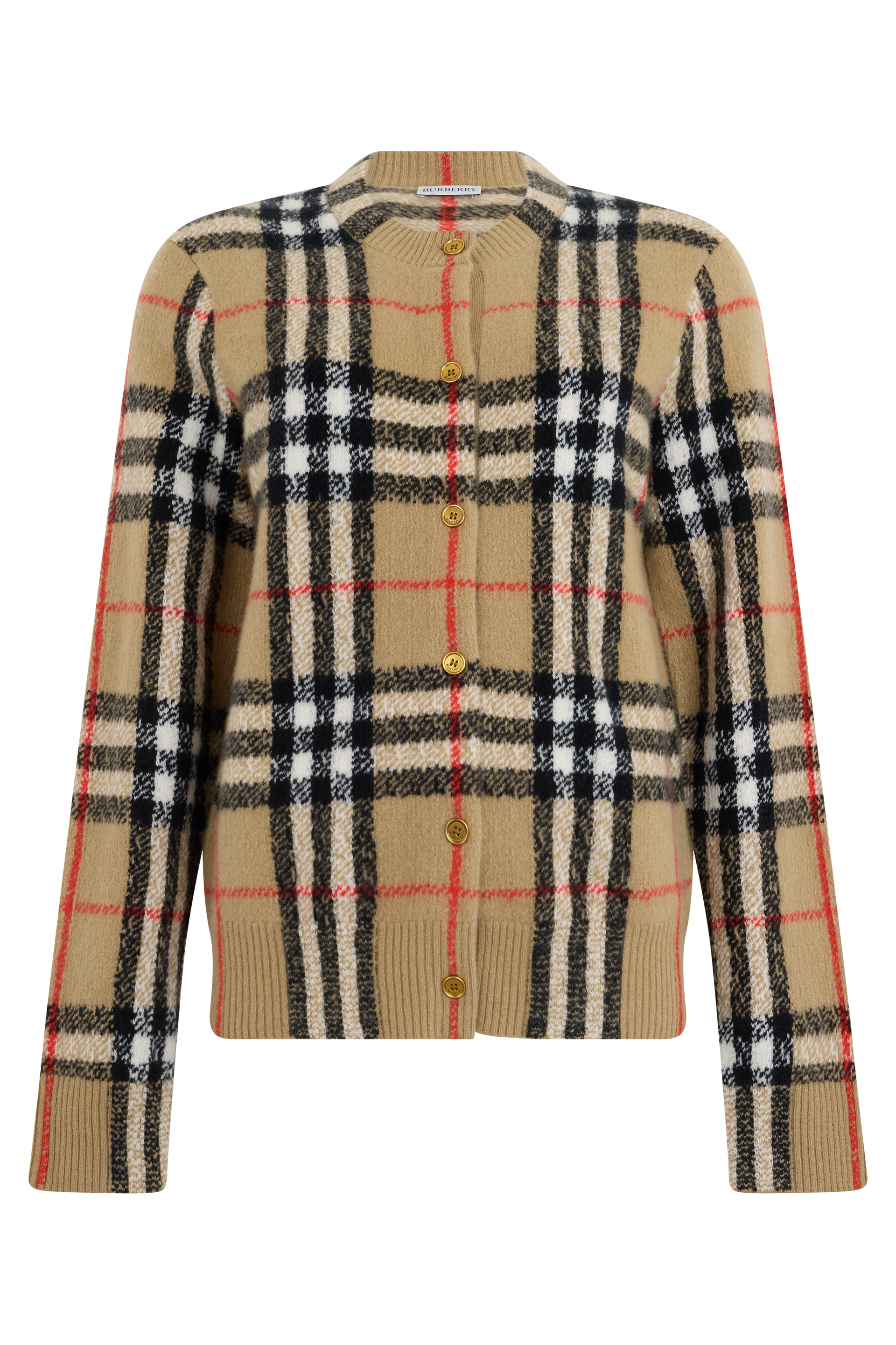 Checked pullover