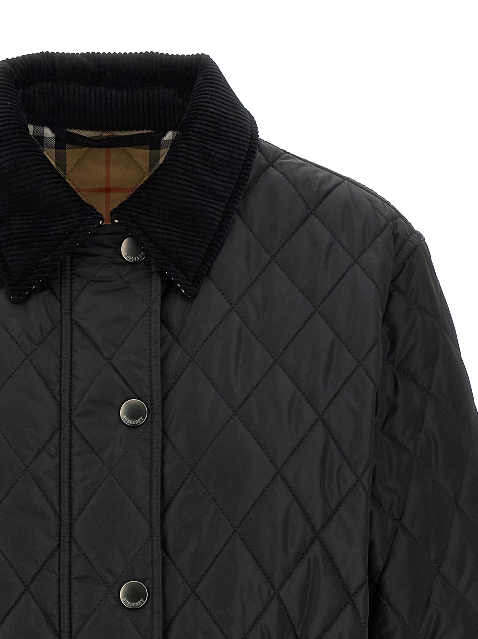 [Burberry] Casual Jacket FW26 8107465BLACKSANDIPCHECK