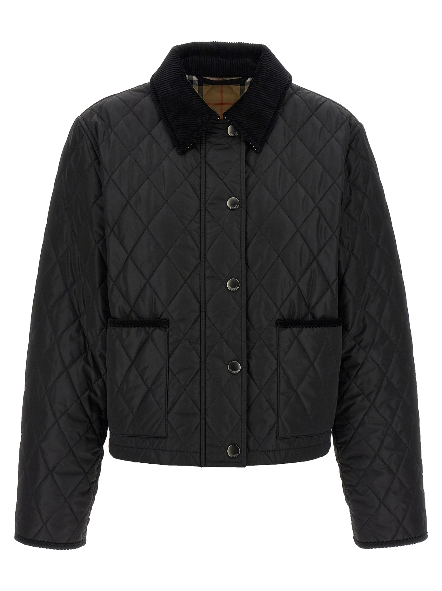 [Burberry] Casual Jacket FW26 8107465BLACKSANDIPCHECK