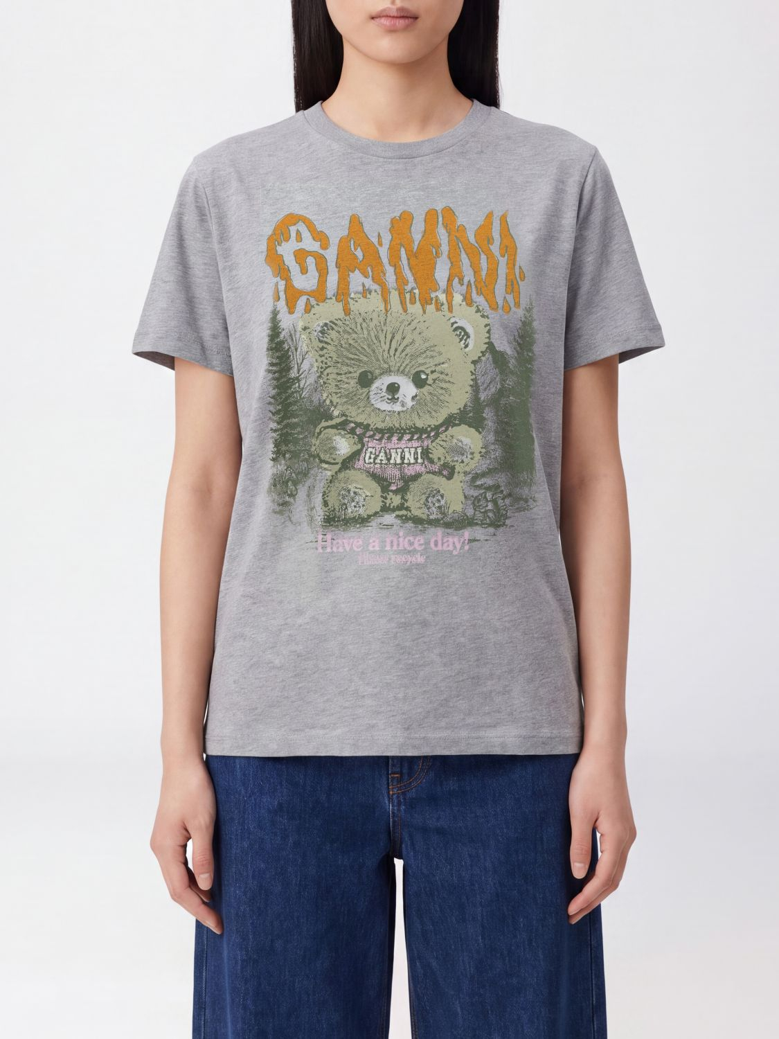 [GANNI] T-shirts Short Sleeve FW26 A1050313 920