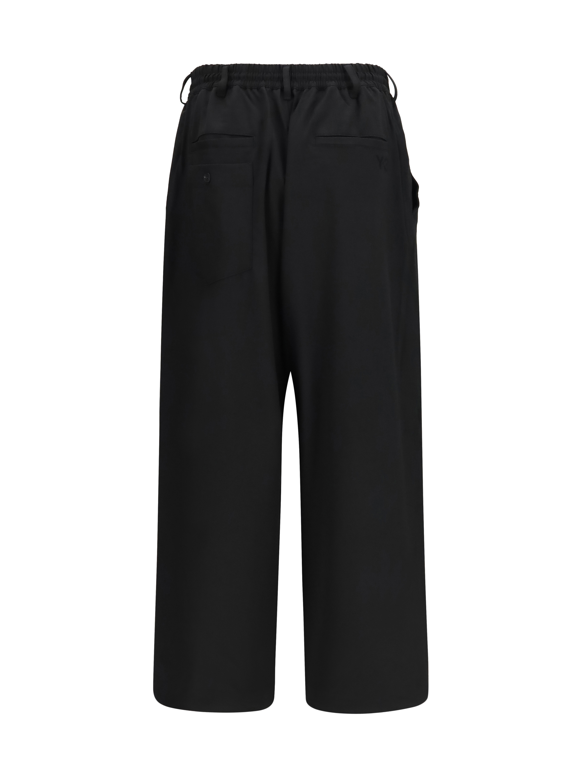 Wool straight-leg Pants