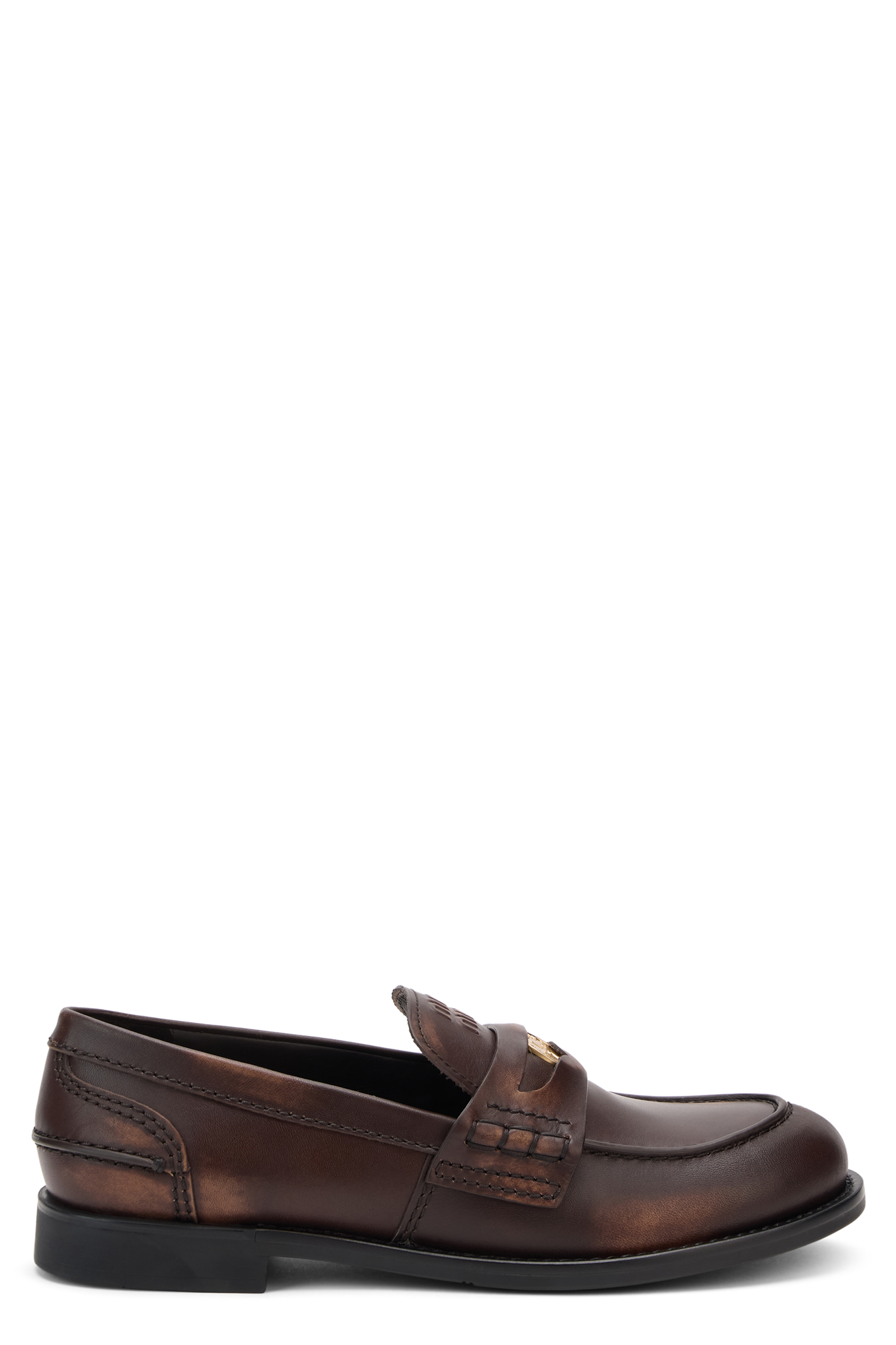 Leather loafers