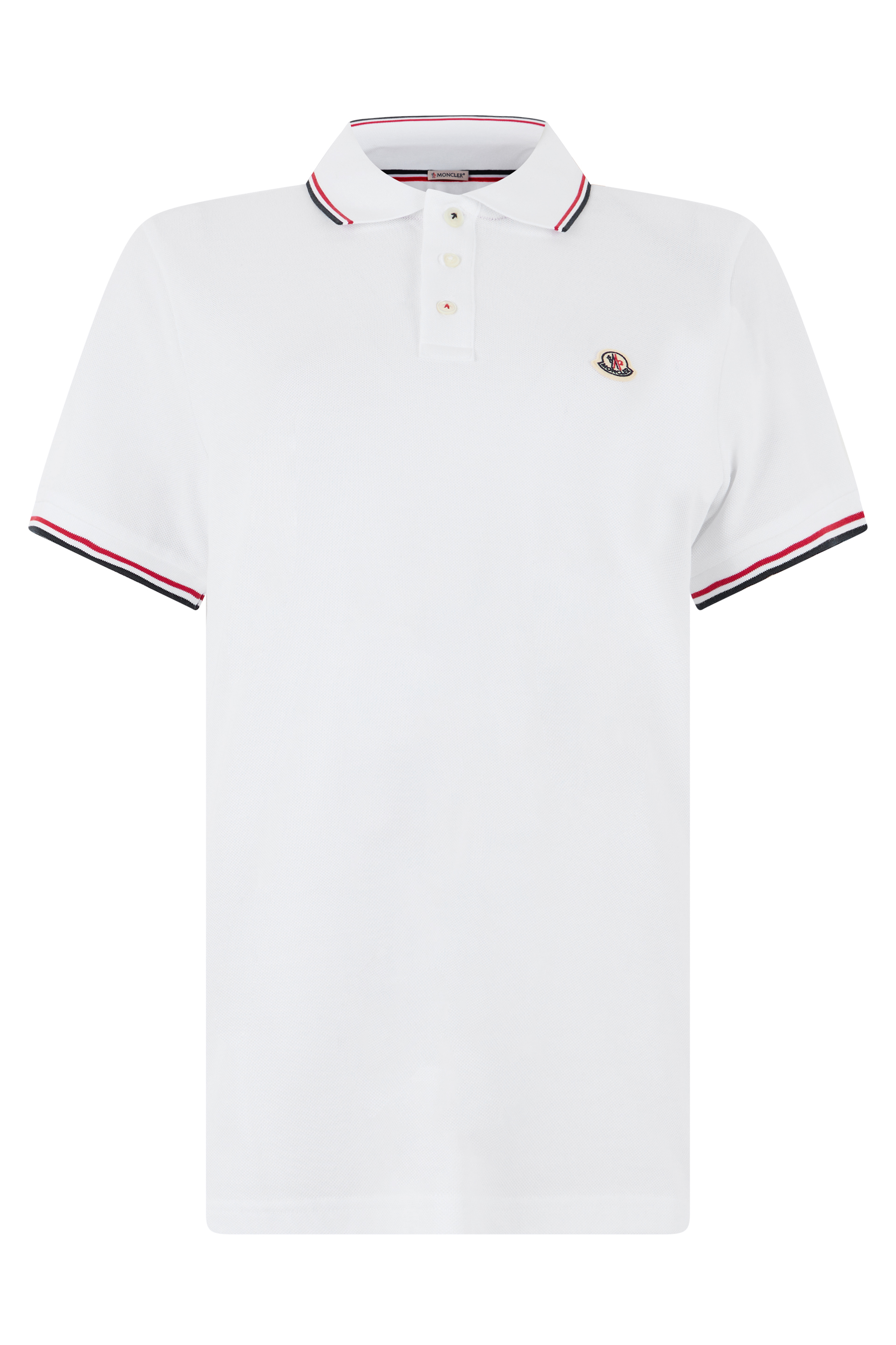 Cotton polo with logo
