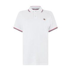 Cotton polo with logo