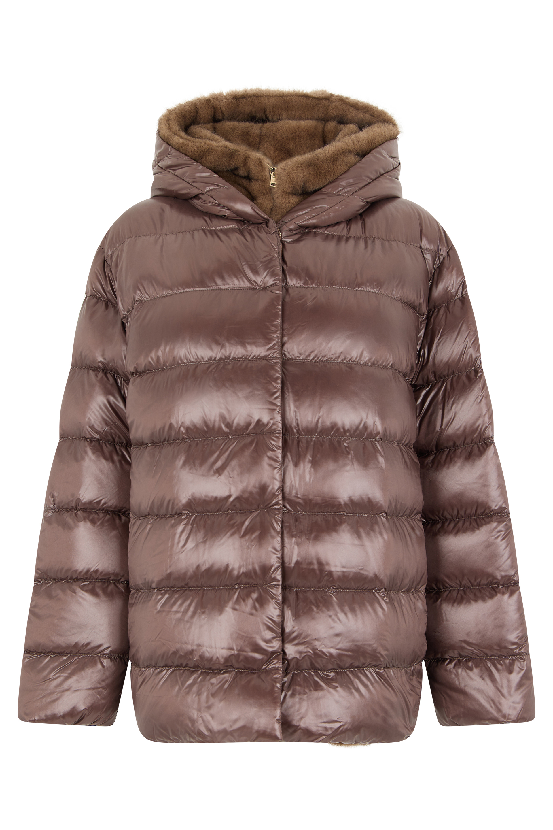 Puffer jacket with hood
