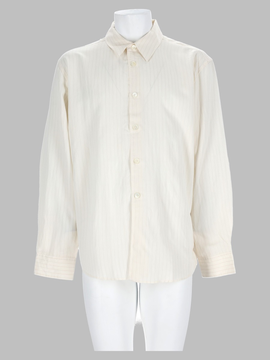[Our Legacy] Shirts Long Sleeve FW26 M4262BCS_CREAMSTRIPECEREMONYVISCOSE