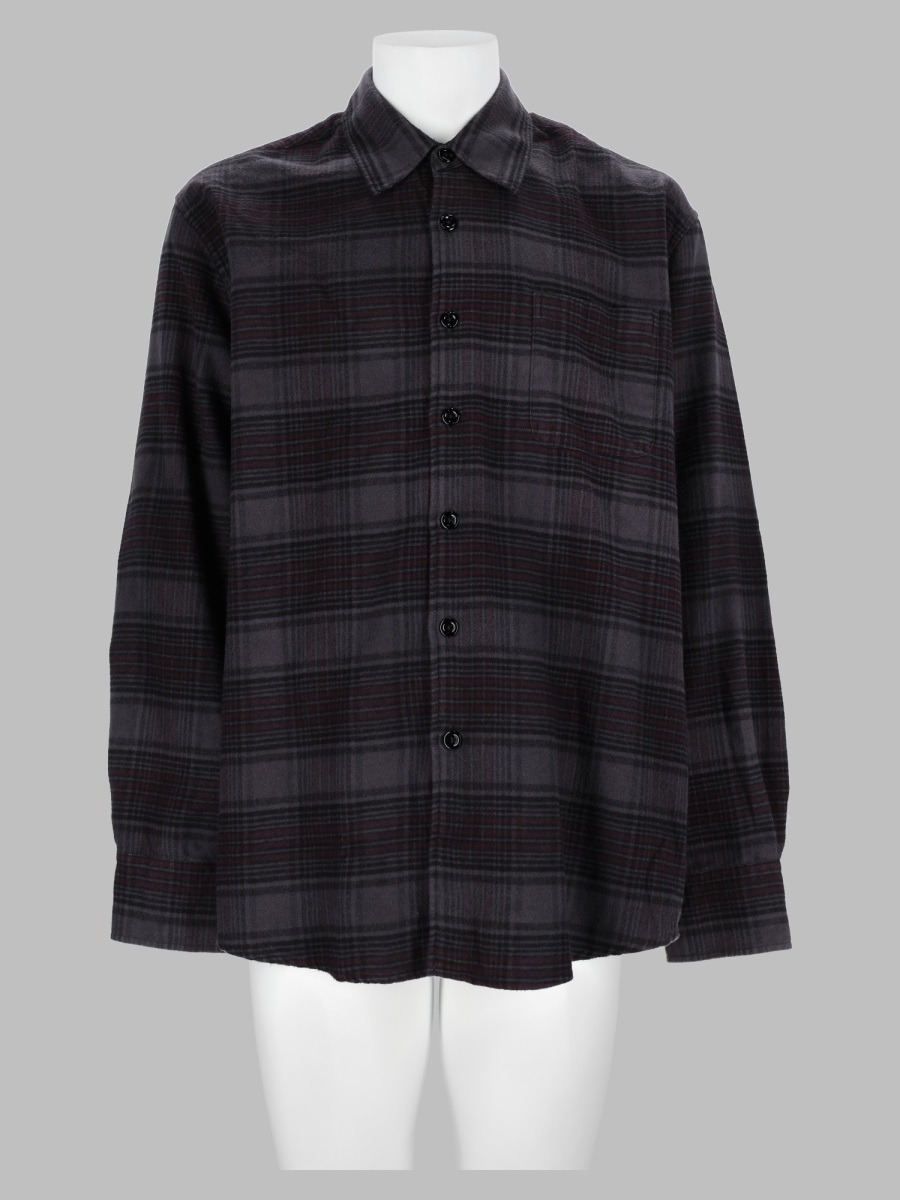[Our Legacy] Shirts Long Sleeve FW26 M4262AFN_FADEDNOCTURNECHECKFLANNEL