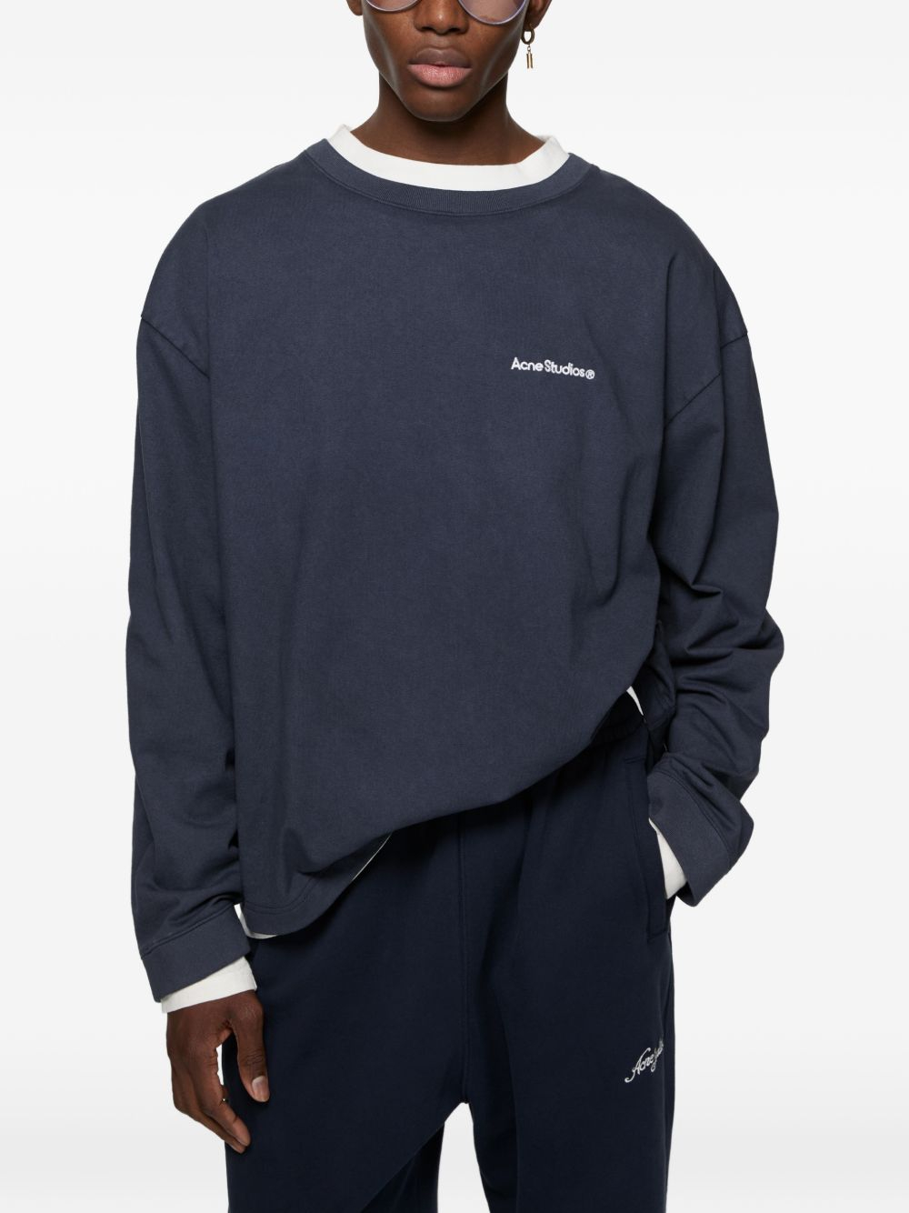 [Acne Studios] T-shirts Long Sleeve FW26 BI0222AH4