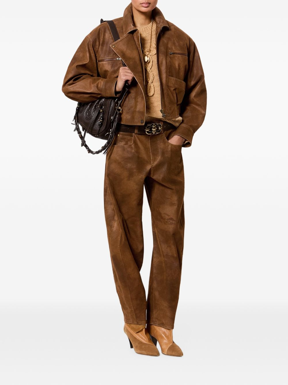 [Marant Etoile] Trousers FW26 PA0780FA-D3B01E50BW