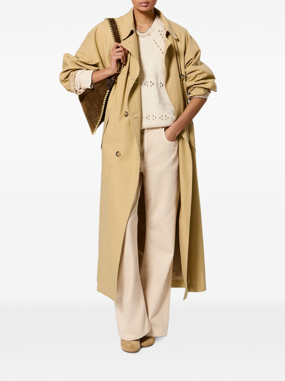 [Marant Etoile] Trench Coat FW26 MA0257FC-D3G04E90BE