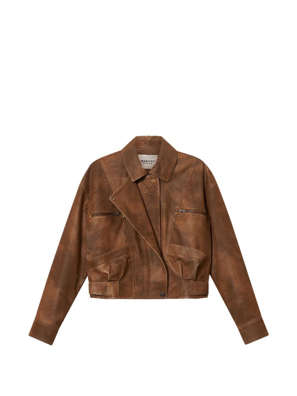 [Marant Etoile] Leather Jacket FW26 VE0732FA-D3B01E50BW