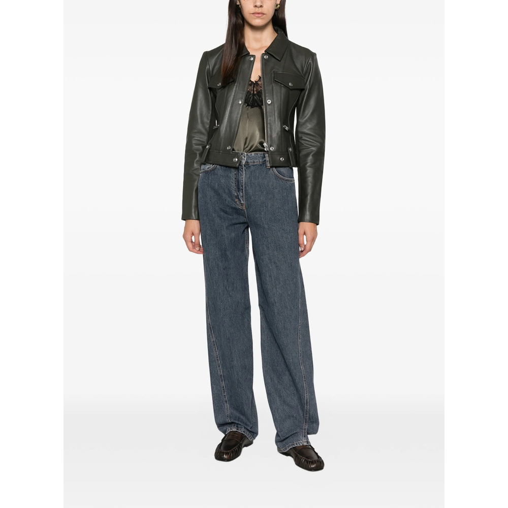 [Iro] Leather Jacket FW26 CHILOE WM137 GRE16