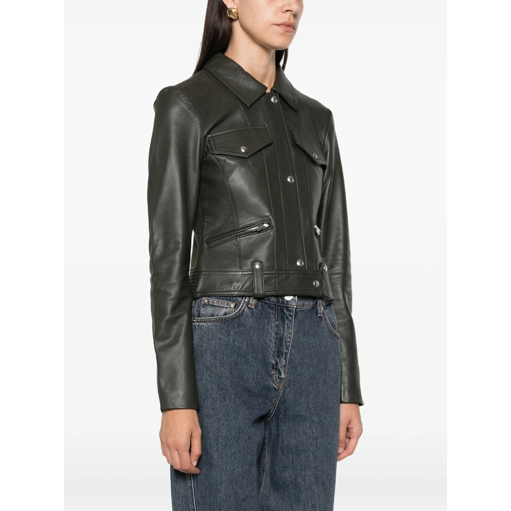 [Iro] Leather Jacket FW26 CHILOE WM137 GRE16