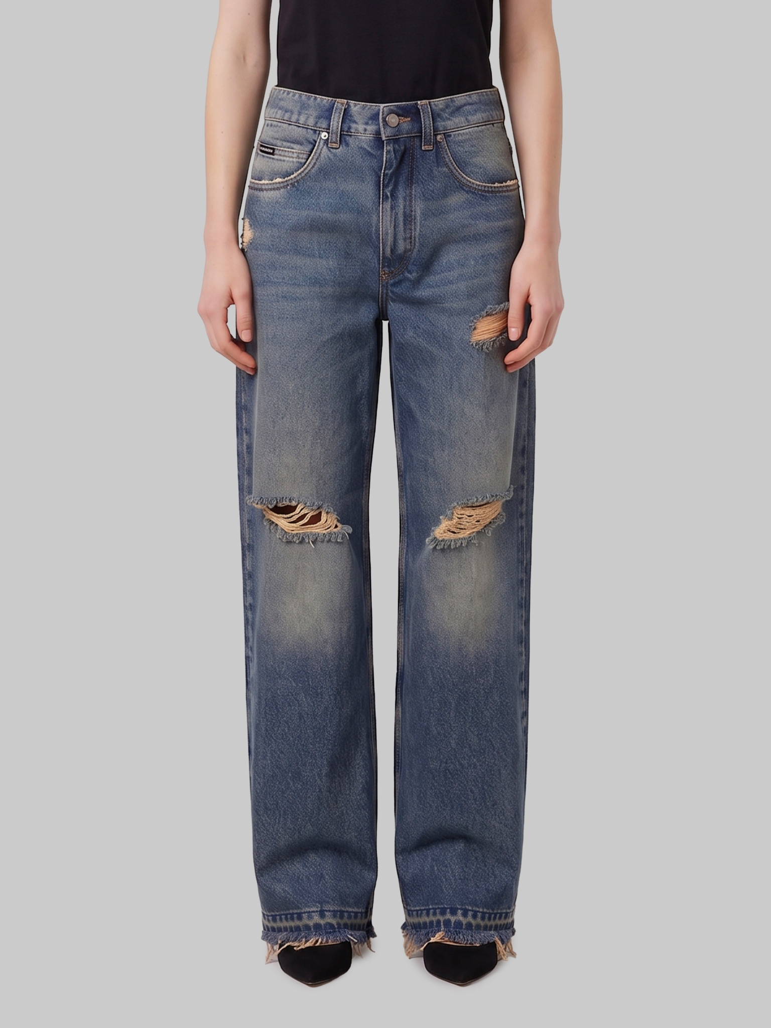 [DOLCE&GABBANA] Jeans FW26 FTDQHD_G8OY4_S9001