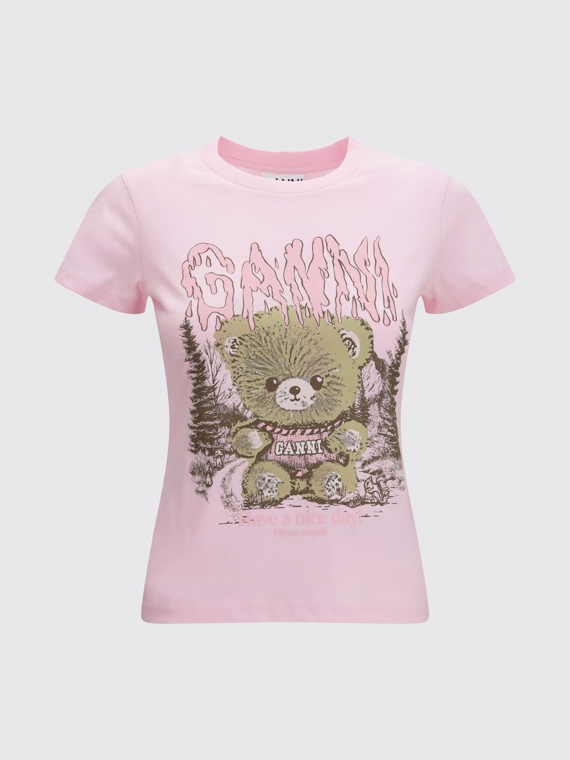 [GANNI] T-shirts Short Sleeve FW26 A1050307 868