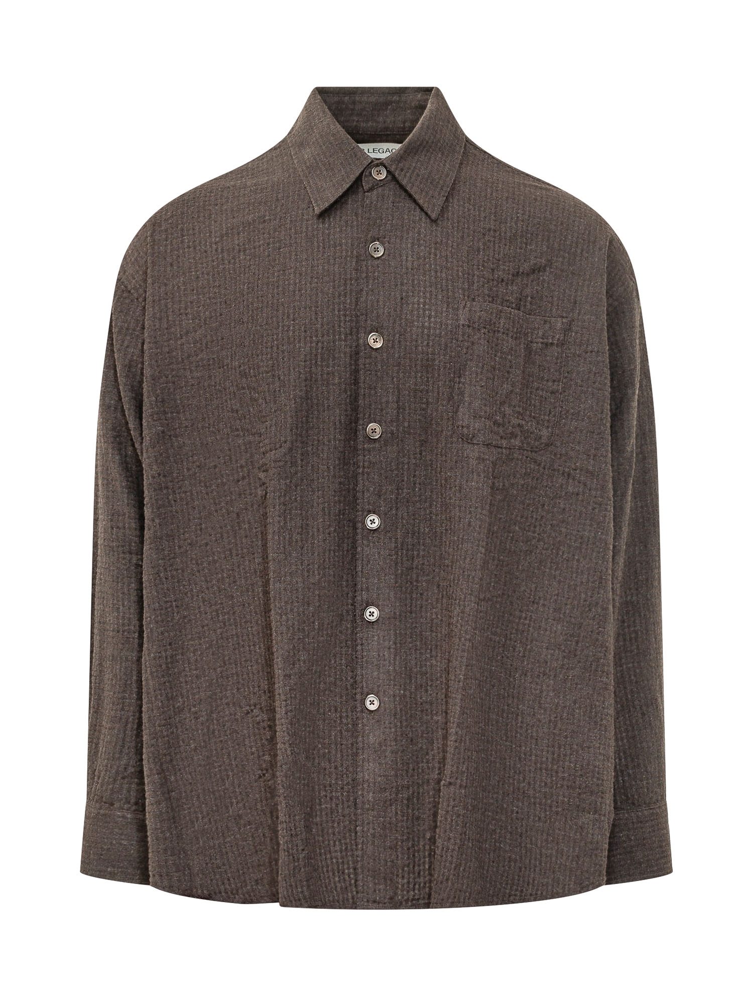[Our Legacy] Shirts Long Sleeve FW26 M4262BTC TRUFFLE CHECK