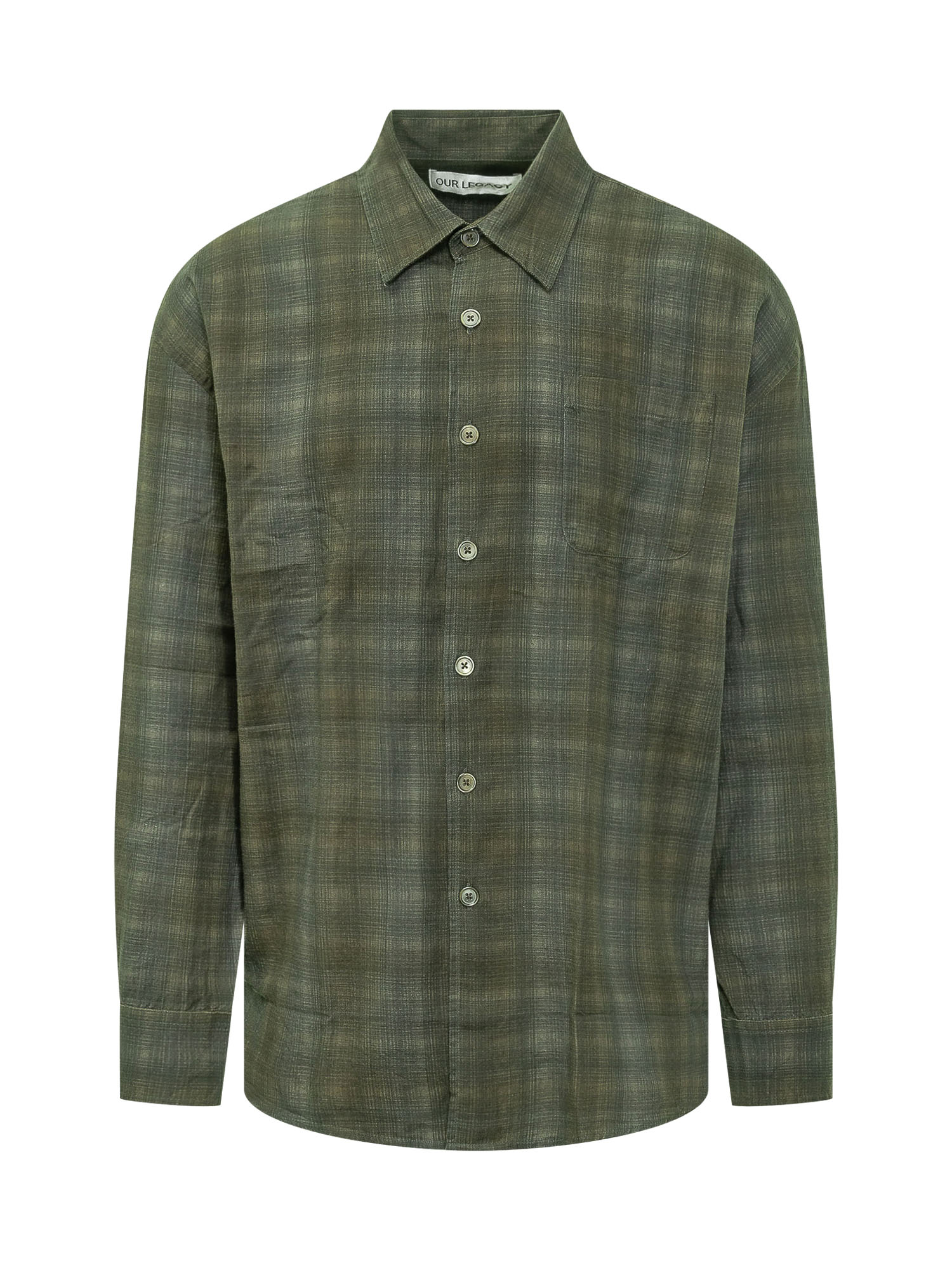 [Our Legacy] Shirts Long Sleeve FW26 M4262BMC MORE CHECK