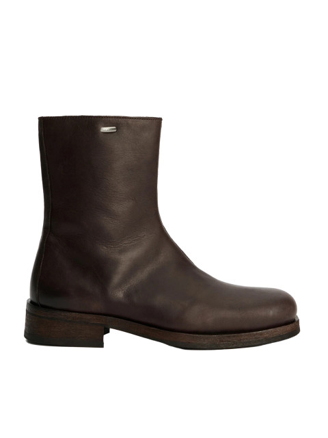 [Our Legacy] Ankle boots FW26 A4267CMBMatted Brown Waxed Bovine