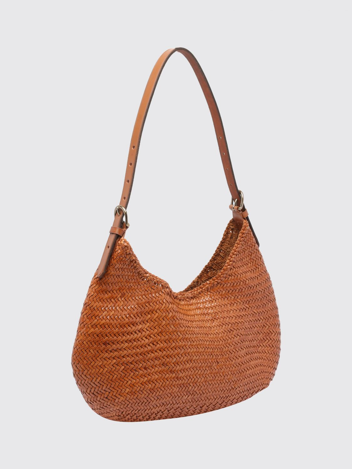[DRAGON DIFFUSION] Shoulder bag FW26 8021 TAN BLACK EDGE