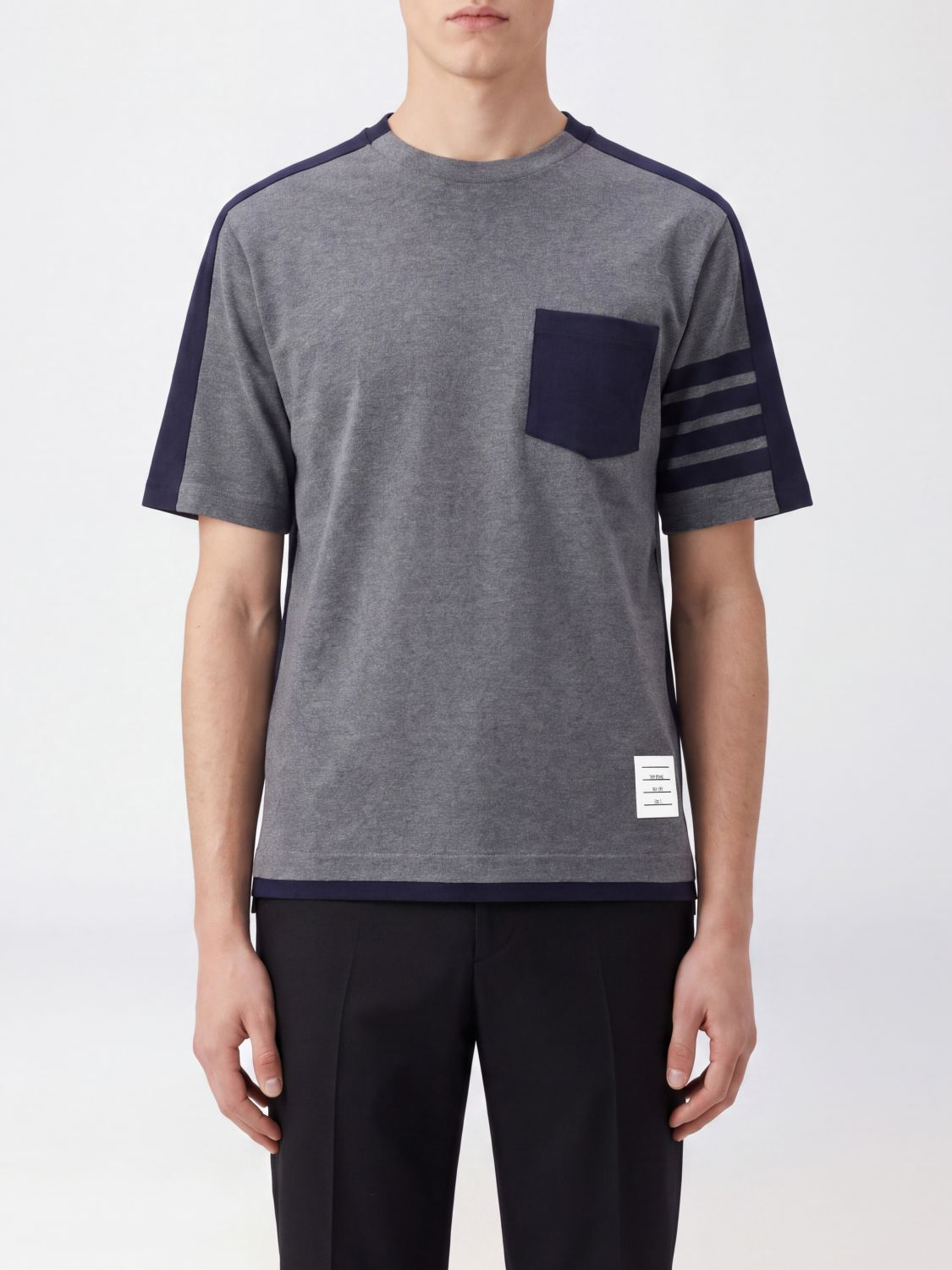 [Thom Browne] T-shirts Short Sleeve FW26 MJS312AJ0320 035