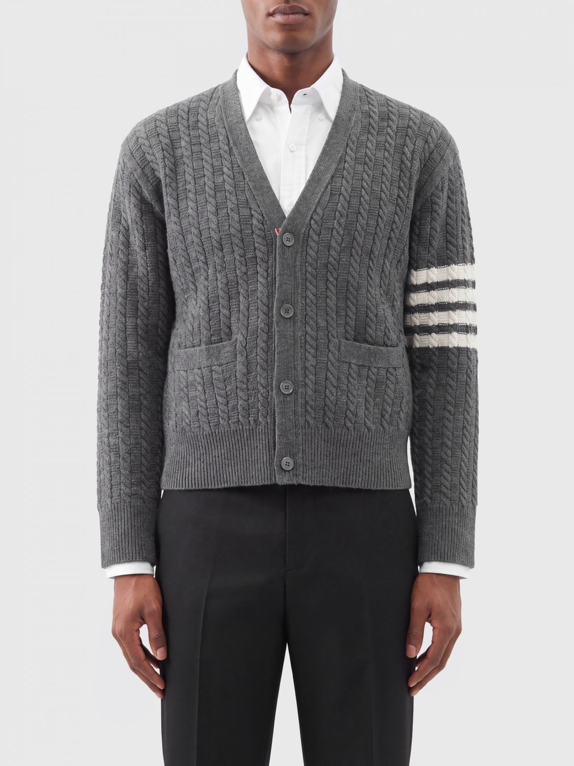 [Thom Browne] Cardigan FW26 MKC661AY1005 035