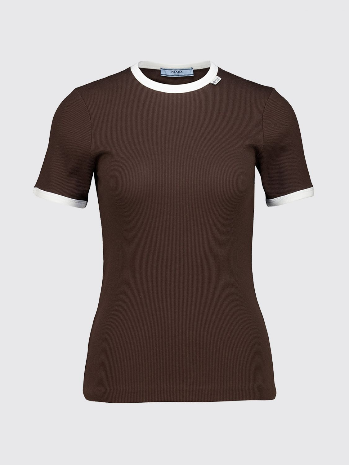 [Prada] T-shirts Short Sleeve FW26 39690SOOO6513 F0G8A