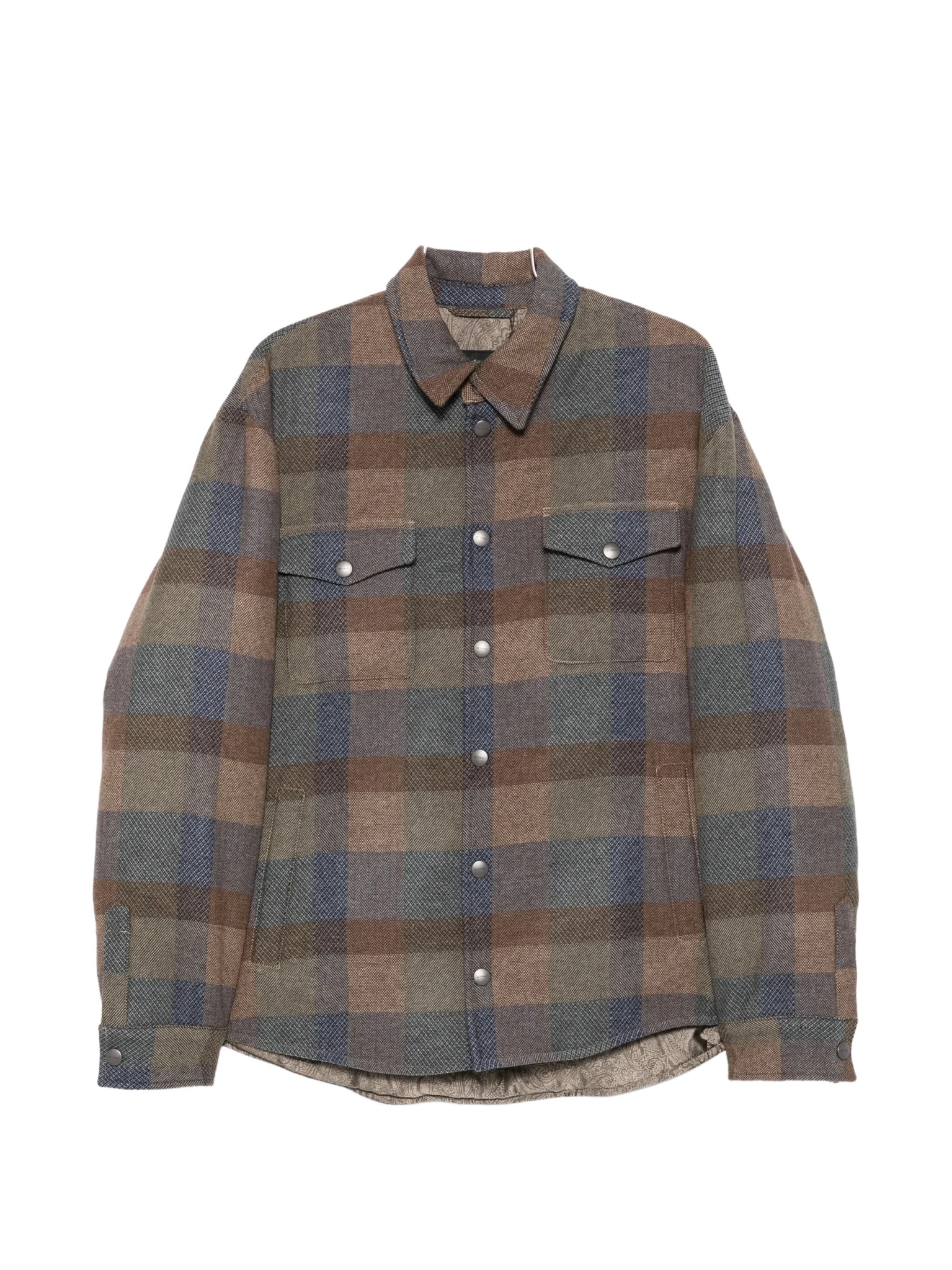 [Etro] Shirts Long Sleeve FW26 MRBA0109 99TQB15