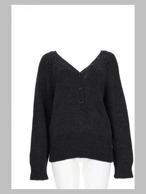 [Our Legacy] Knitwear FW26 W4263CC_CHARCOALDRYMERINOWOOL