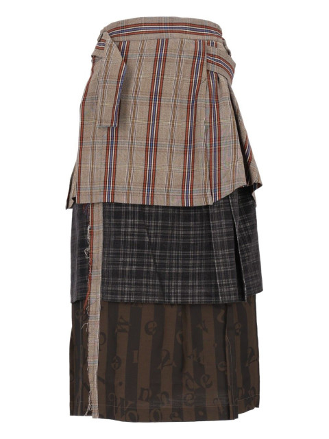 [Vivienne Westwood] Long skirt CO 1K010038-C009Y-O103
