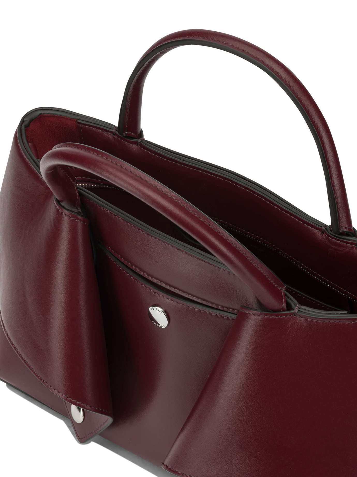 [TOTEME] Tote bag FW26 264-WAL0135-LE0206-442CHERRY