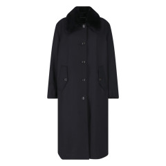 [Our Legacy] Coat FW26 W4261TCBCOARSE BLACK GABARDINE