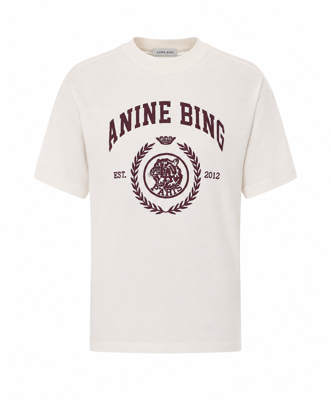 [Anine Bing] T-shirts Short Sleeve FW26 A0812695WKHA3ECRU