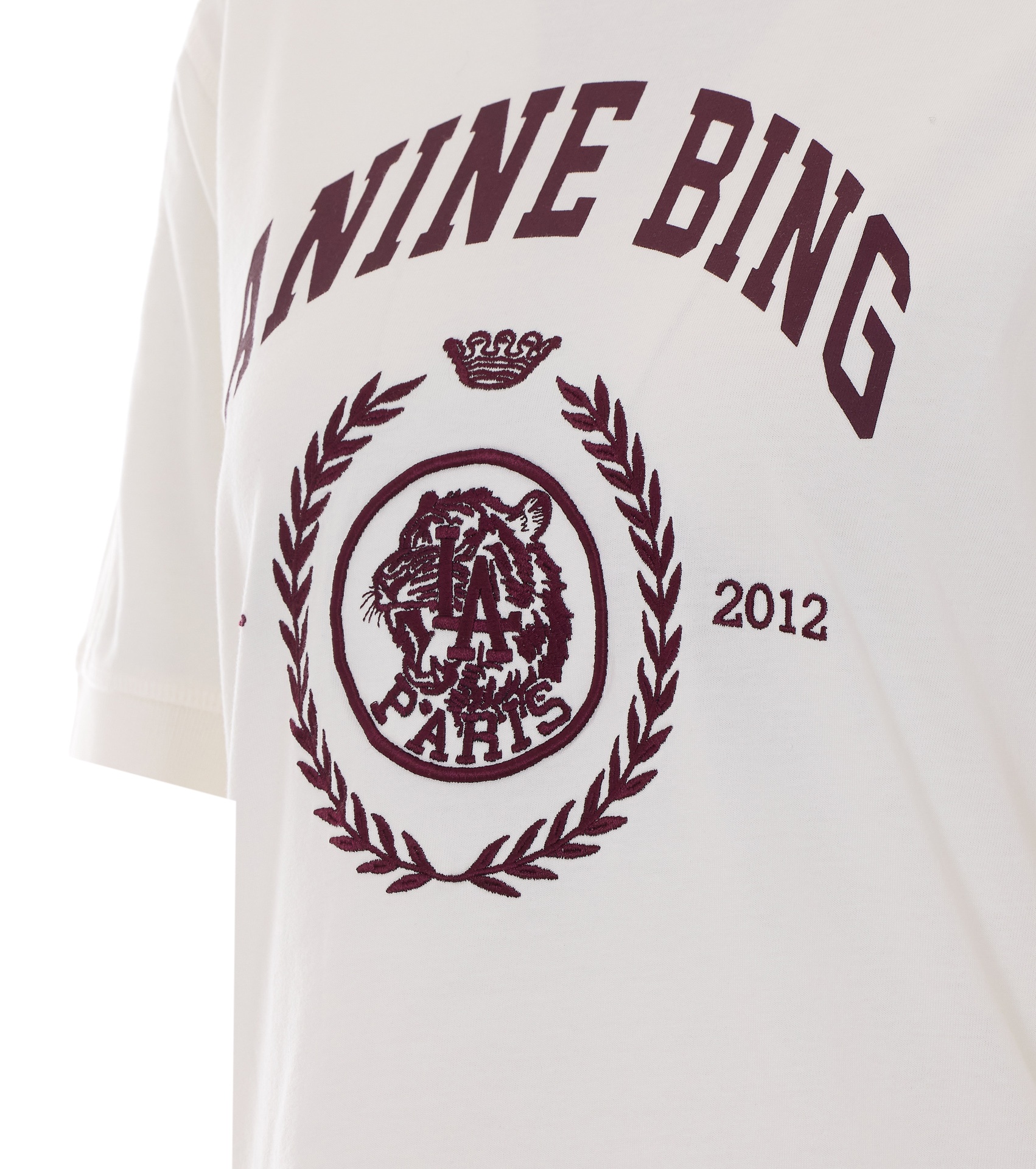 [Anine Bing] T-shirts Short Sleeve FW26 A0812695WKHA3ECRU