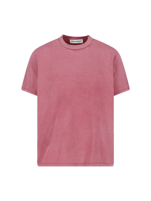 [Our Legacy] T-shirts Short Sleeve FW26 M4266BRLWORN ROSE LEGACY JERSEY