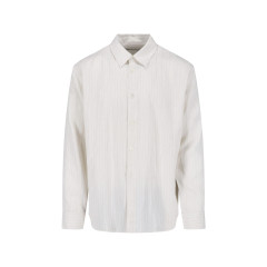 [Our Legacy] Shirts Long Sleeve FW26 M4262BCSCREAM STRIPE CEREMONY VISCOSE