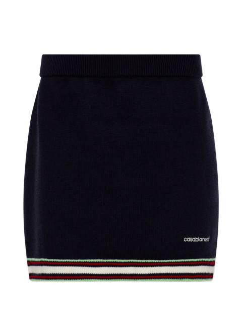 [Casablanca] Midi skirt FW26 WPF26KW102901NAVY